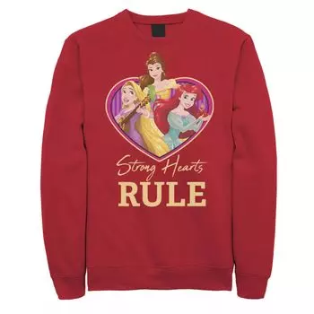 Мужской свитшот Disney Princess Trio Strong Hearts Rule Licensed Character