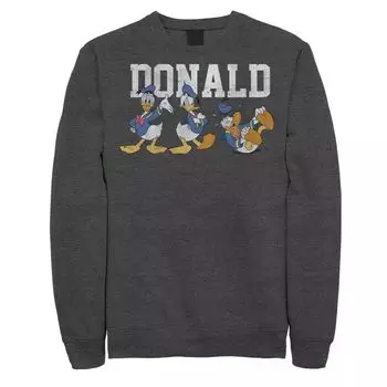 Мужской свитшот Disney's Donald Duck Action Poses Licensed Character