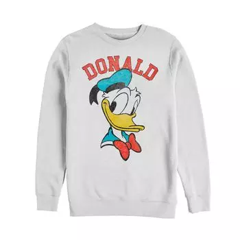 Мужской свитшот Disney's Donald Duck Happy Big Face Licensed Character
