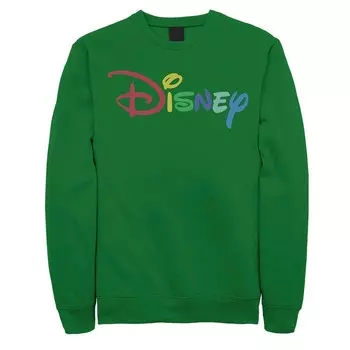 Мужской свитшот Disney's с логотипом Disney Rainbow Licensed Character, цвет Kelly