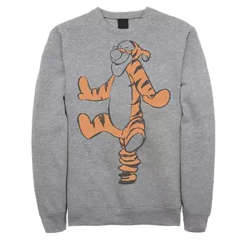 Мужской свитшот Disney's Winnie The Pooh Tigger с художественным эскизом Licensed Character, цвет Athletic Heather