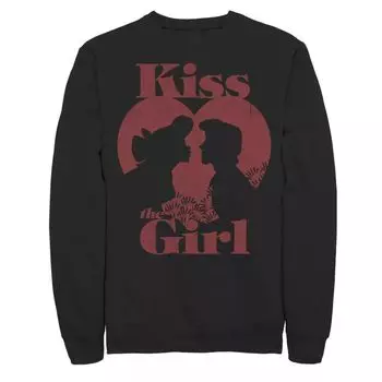 Мужской свитшот Disney The Little Mermaid ко Дню святого Валентина Kiss The Girl Licensed Character