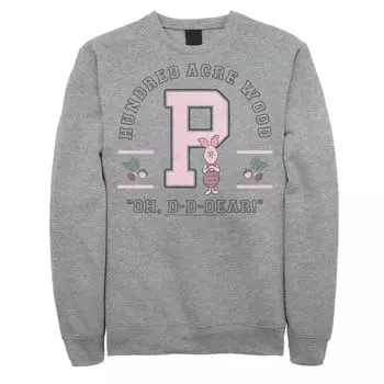 Мужской свитшот Disney Winnie The Pooh Piglet Collegiate Oh Dear Quote Licensed Character