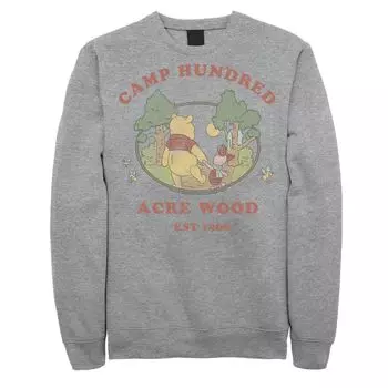 Мужской свитшот Disney Winnie The Pooh & Piglet Walking Camp 100 Acre Wood Licensed Character