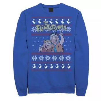 Мужской свитшот для праздника и вечеринки The Flintstones Best Friends Licensed Character