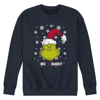 Мужской свитшот Dr. Seuss The Grinch Bad Or Nice Licensed Character