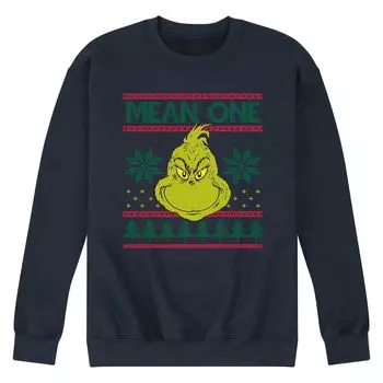 Мужской свитшот Dr. Suess The Grinch Mean One Licensed Character