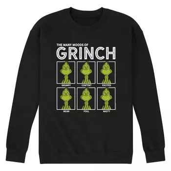 Мужской свитшот Dr. Suess The Grinch Moods Licensed Character