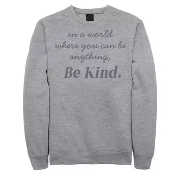 Мужской свитшот Fifth Sun Be Kind Quote Licensed Character