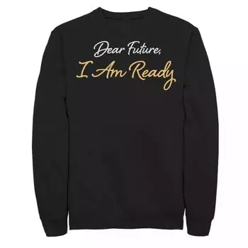Мужской свитшот Fifth Sun Dear Future, I Am Ready Licensed Character