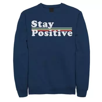 Мужской свитшот Fifth Sun Stay Positive Rainbow Licensed Character