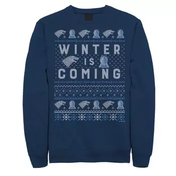 Мужской свитшот Game of Thrones Holidays Winter Is Coming Licensed Character