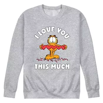 Мужской свитшот Garfield I Love You So Much Licensed Character