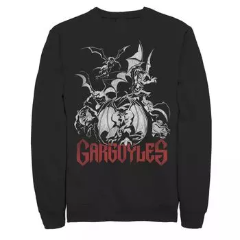 Мужской свитшот Gargoyles Group Shot Stamp Licensed Character