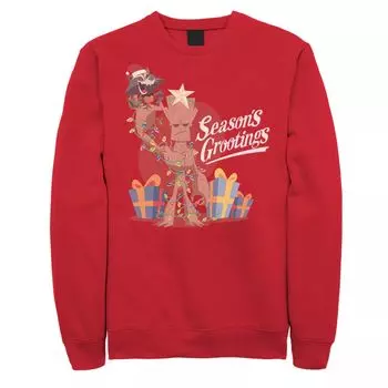 Мужской свитшот Grootings Marvel Rocket And Groot Seasons Licensed Character