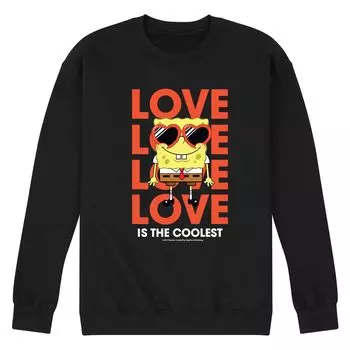 Мужской свитшот «Губка Боб Love The Coolest» Licensed Character