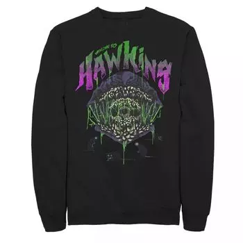 Мужской свитшот Hawkins «Netflix Stranger Things Demogorgon Welcome To Hawkins» Licensed Character