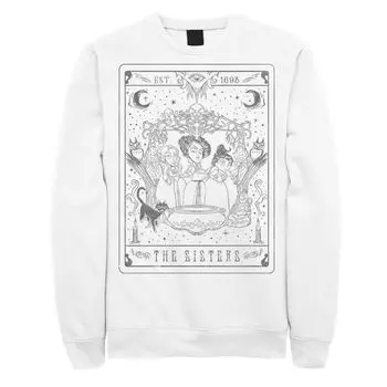 Мужской свитшот Hocus Pocus The Sisters Tarot Group Shot Licensed Character