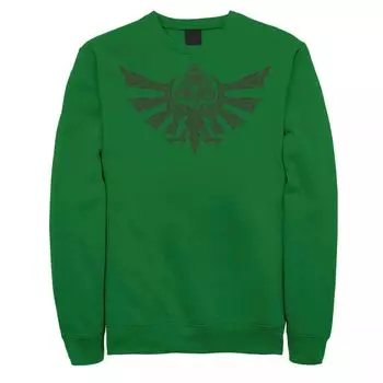 Мужской свитшот Hyrule Crest Zelda с детализацией Licensed Character