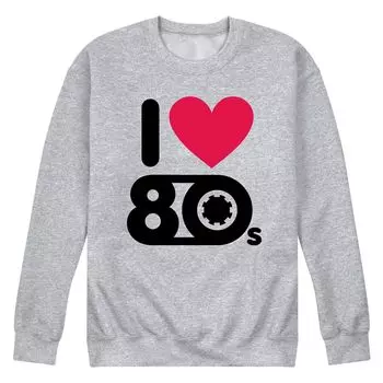 Мужской свитшот I Heart The 80-х Licensed Character