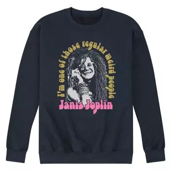 Мужской свитшот Janis Joplin Regular People Are Weird Licensed Character