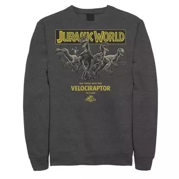 Мужской свитшот Jurassic World Blue, Charlie, Delta & Echo Pack Licensed Character