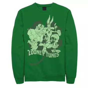 Мужской свитшот ко Дню Святого Патрика Looney Tunes Group Licensed Character