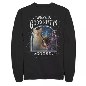 Мужской свитшот Marvel Captain Marvel Who’s A Good Kitty Goose Licensed Character