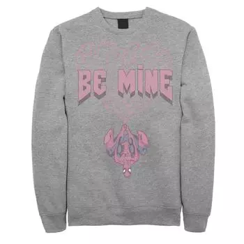 Мужской свитшот Marvel Spider-Man Be Mine Web Heart Licensed Character