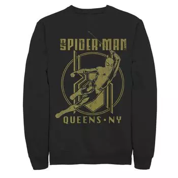 Мужской свитшот Marvel Spider-Man: Far From Home Queens NY Licensed Character
