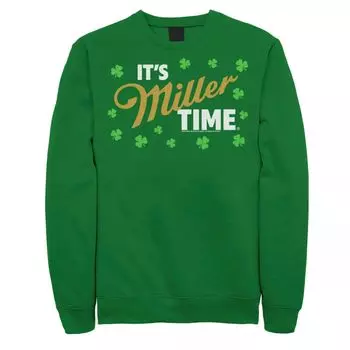 Мужской свитшот Miller Shamrock It's Miller Time Licensed Character