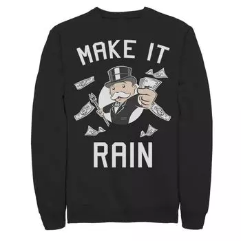Мужской свитшот Monopoly Make It Rain Licensed Character