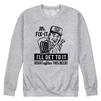 Мужской свитшот Mr Fix It Right After Beer Licensed Character