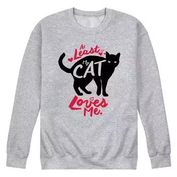 Мужской свитшот My Cat Loves Me Licensed Character