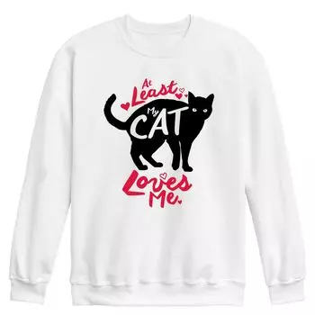 Мужской свитшот My Cat Loves Me Licensed Character