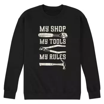 Мужской свитшот My Shop My Rules Licensed Character