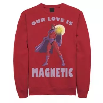 Мужской свитшот на День святого Валентина Marvel Magnetic Love Licensed Character
