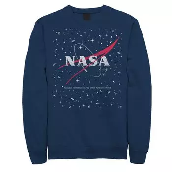 Мужской свитшот NASA Circle с рваным космическим логотипом Licensed Character