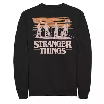 Мужской свитшот Netflix Stranger Things Night Silhouettes Licensed Character