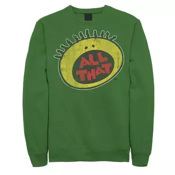 Мужской свитшот Nickelodeon All That Classic Vintage Face Licensed Character