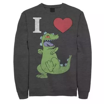 Мужской свитшот Nickelodeon RugRats I Love Reptar Licensed Character