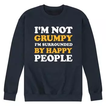 Мужской свитшот Not Grumpy Happy Licensed Character
