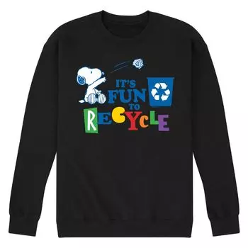 Мужской свитшот Peanuts Fun To Recycle Licensed Character