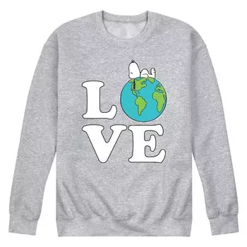 Мужской свитшот Peanuts Love Earth Licensed Character