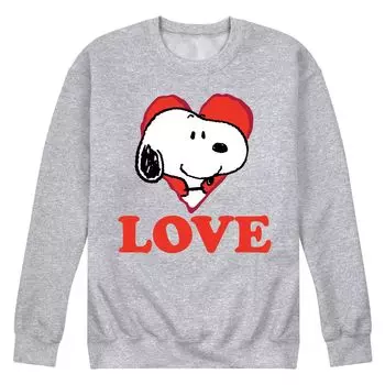 Мужской свитшот Peanuts Love Snoopy Licensed Character