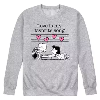 Мужской свитшот Peanuts Lucy Piano Licensed Character