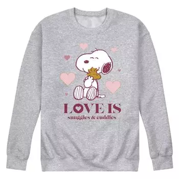 Мужской свитшот Peanuts Snuggles and Cuddles Licensed Character