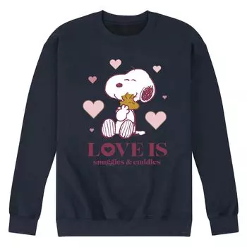 Мужской свитшот Peanuts Snuggles and Cuddles Licensed Character