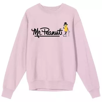 Мужской свитшот Planters Mr. Peanut Licensed Character, розовый