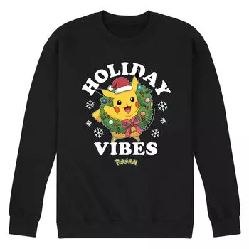 Мужской свитшот Pokemon Holiday Vibes Licensed Character